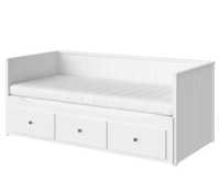 Cama ikea hemnes solteiro/casal c/ colchoes