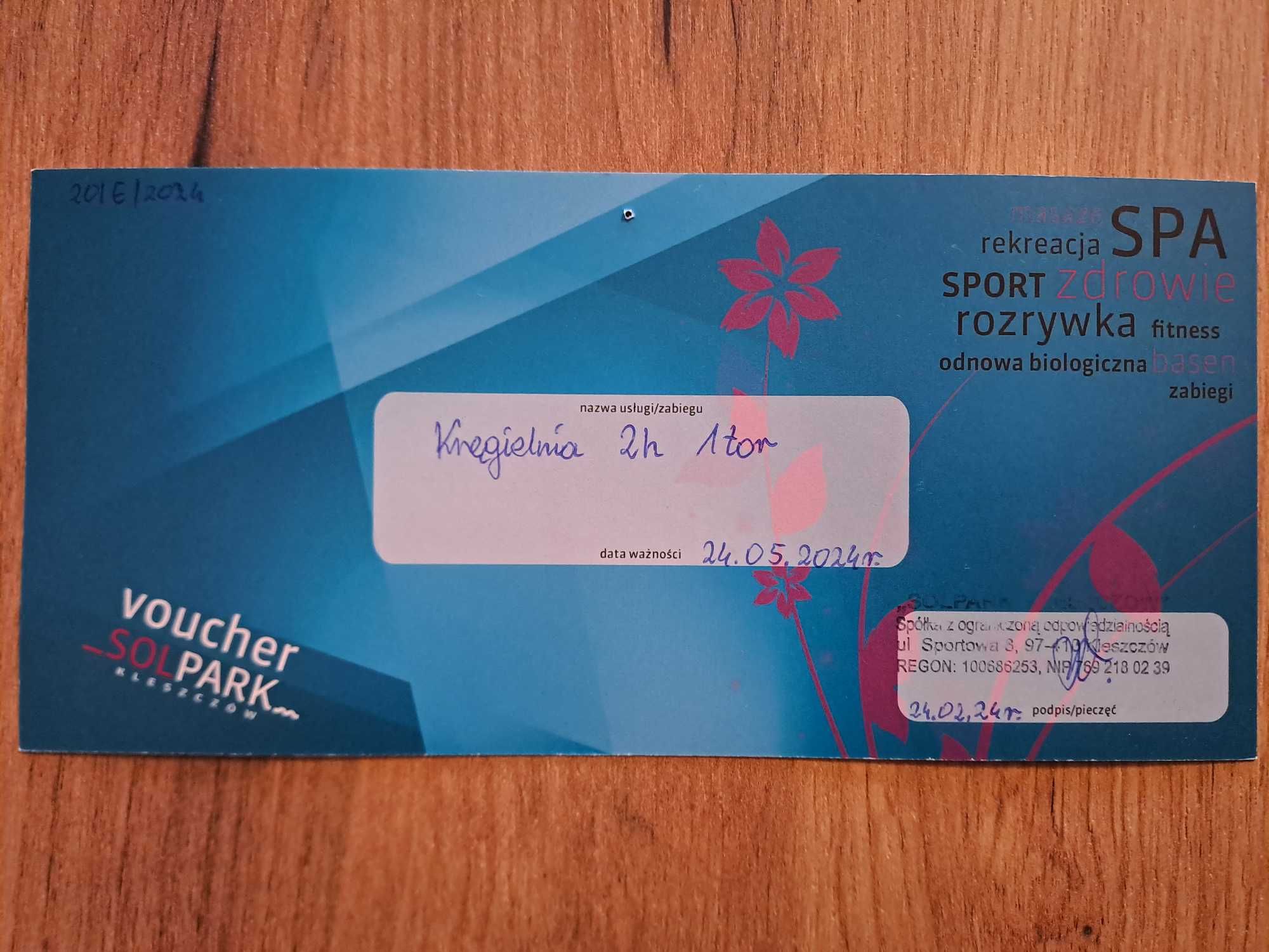 Voucher na kręgle 2h