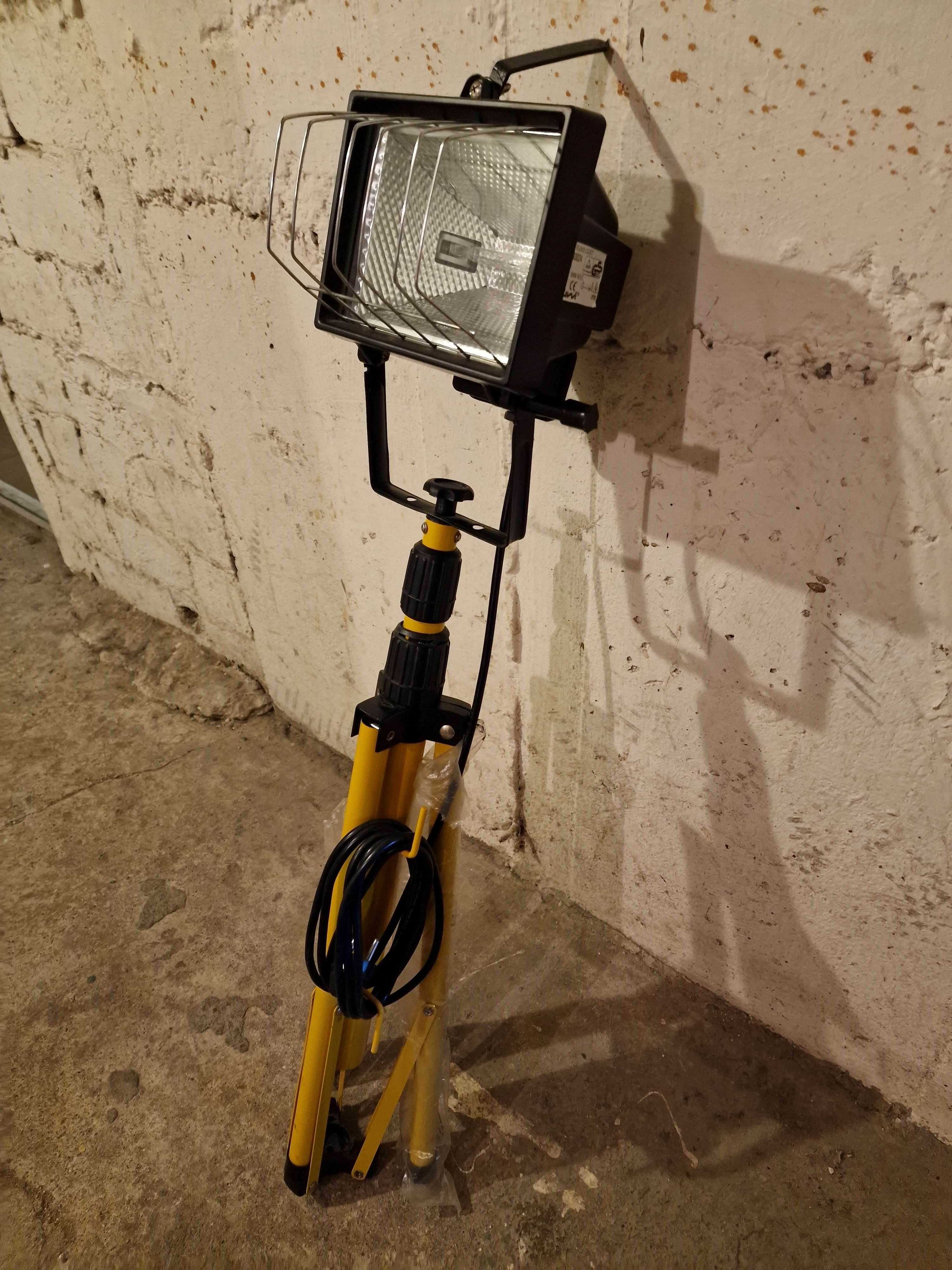 Lampa statyw Halogen Flood Light 500 W na statywie