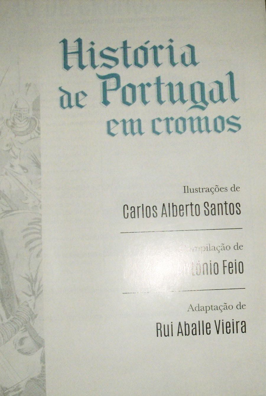 Caderneta completa História de Portugal em cromos