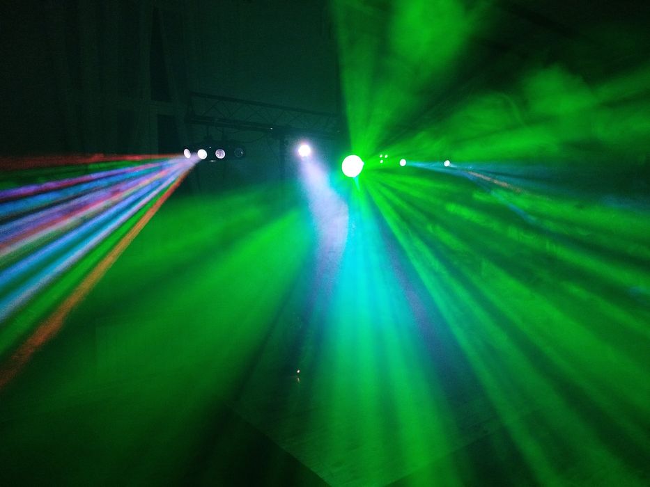 Wynajem nagłośnienia, oświetlenia oraz wytwornic dymu i baniek