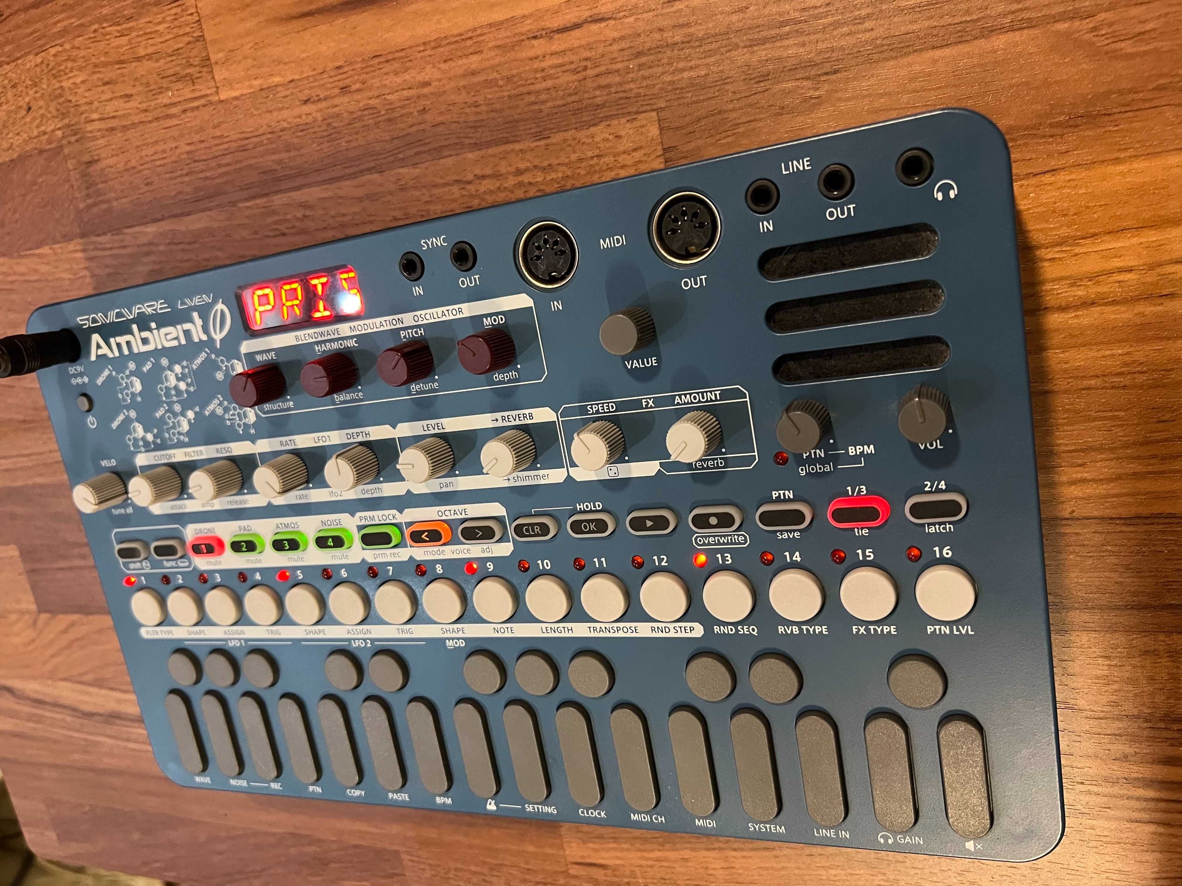 Sonicware LIVEN Ambient Ø Syntezator sekwencer zamiana