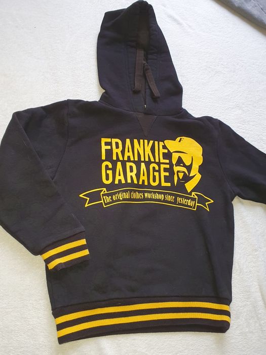 3 x bluza bawełna 100% 116-122 cm 6-7 lat szara czarna granatowa