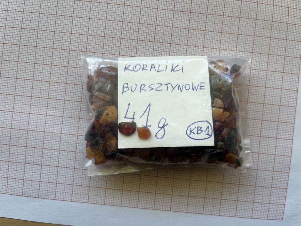 Koraliki Bursztynowe 41 g