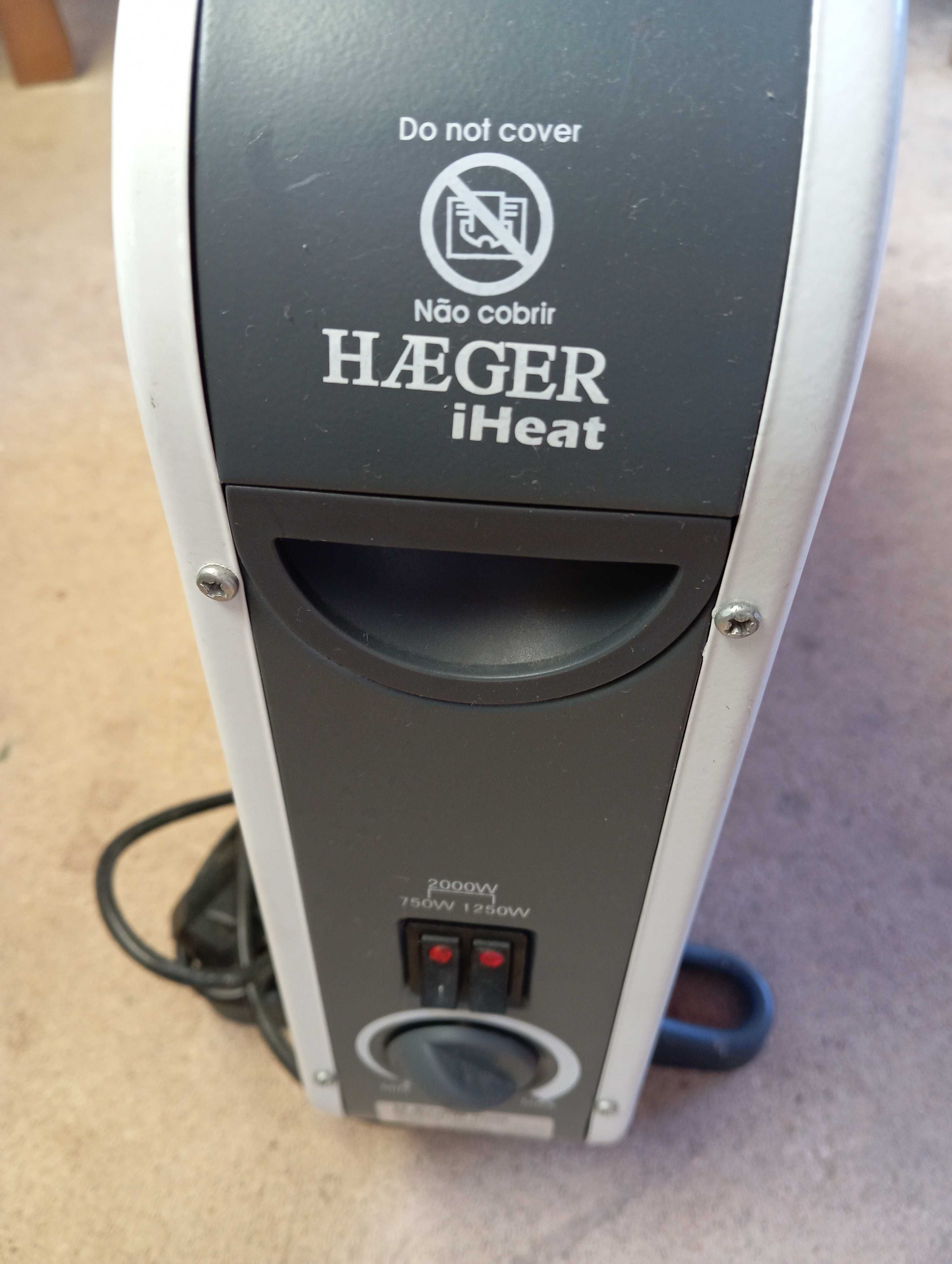 Aquecedor elétrico da Haeger