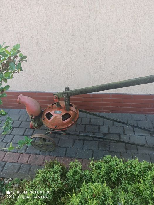 Pompa do. wody strażacka antyk dekoracja ogrodu