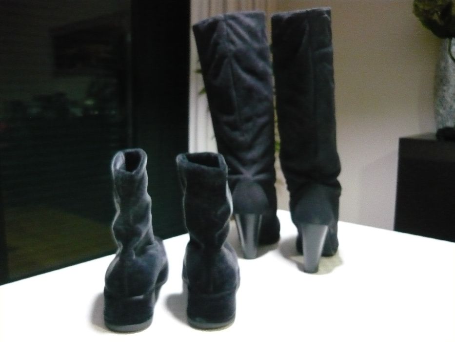 Conjunto de 2 pares de botas de senhora - Usadas