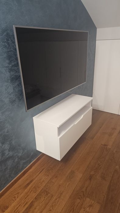 Szafka RTV Wisząca – Biel Mat!