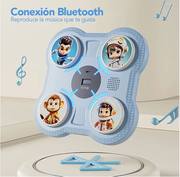 Настенный боксерский тренажер-мишень с перчатками с Bluetooth