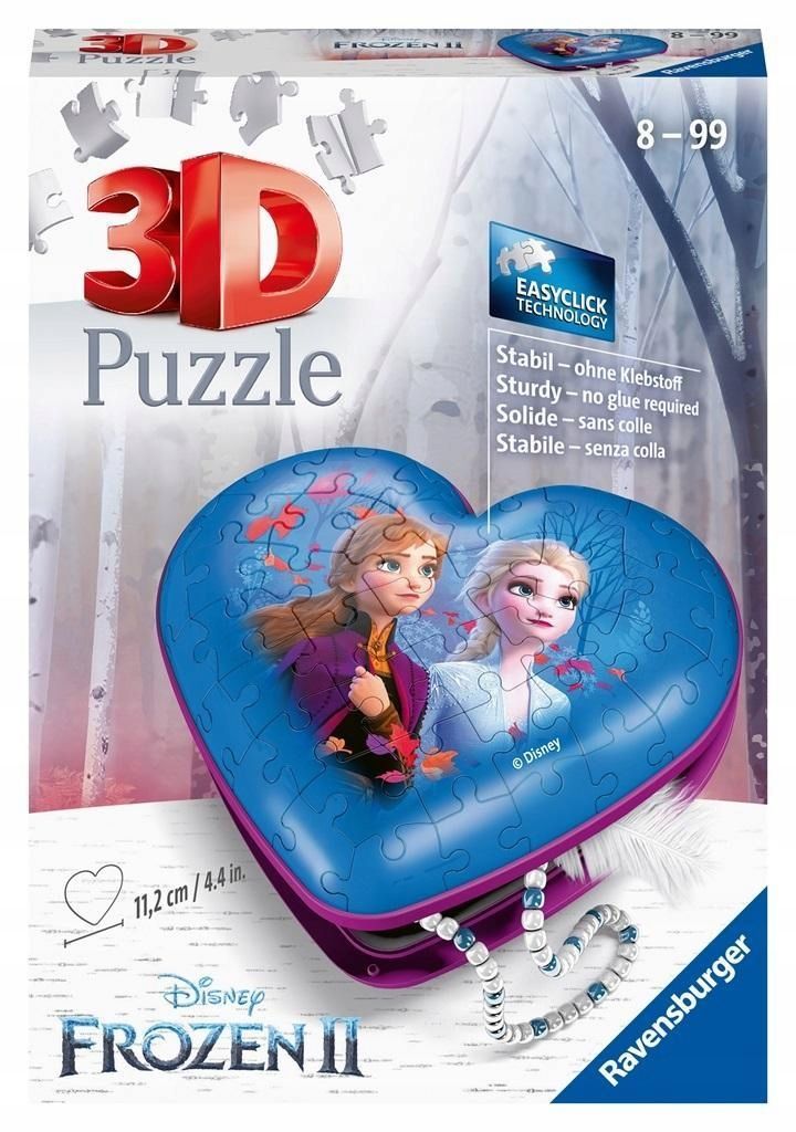 Puzzle 3d Serce Kraina Lodu 2, Ravensburger