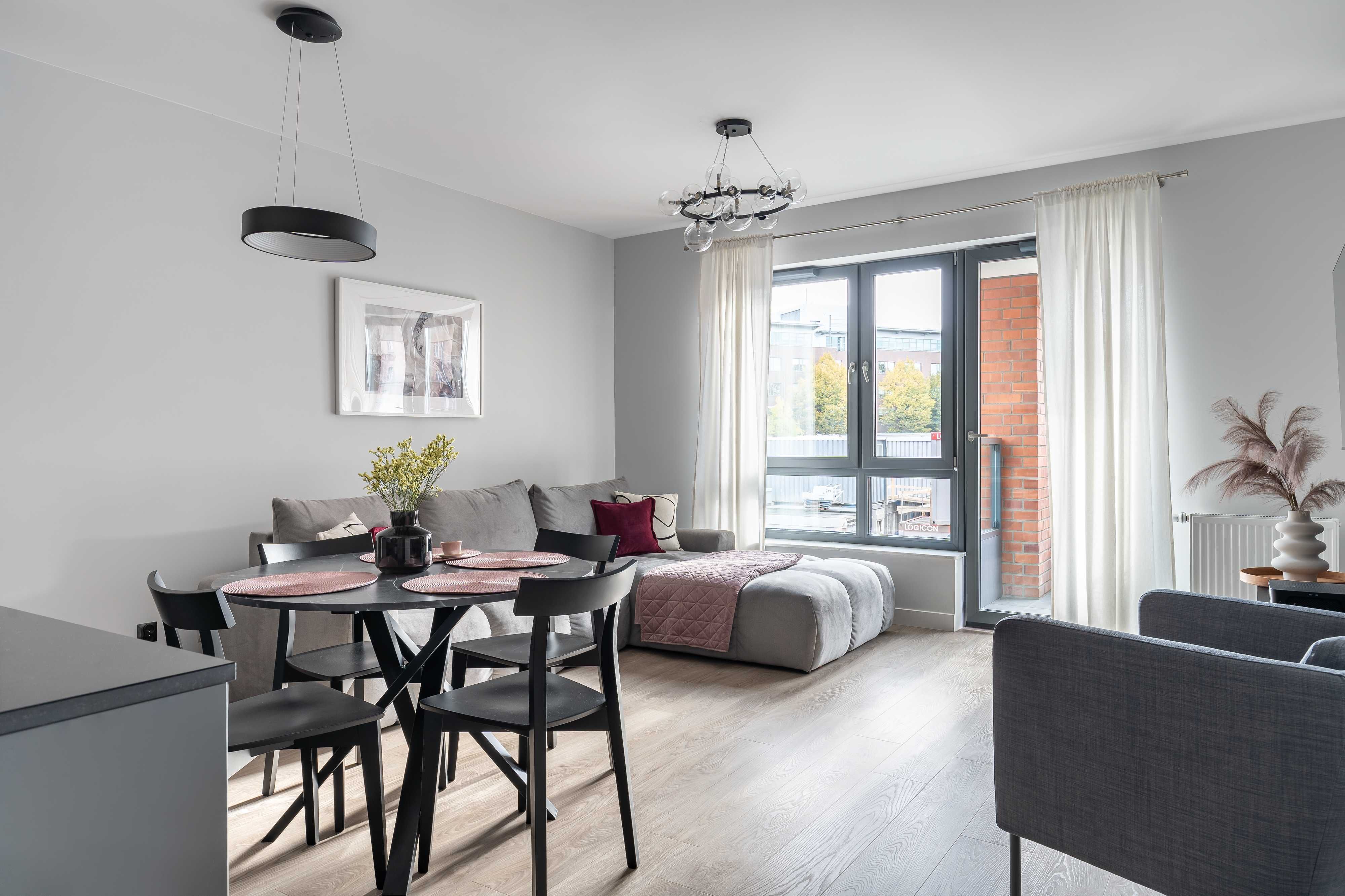 Stylowe mieszkanie z 1 sypialnią – prestiżowe osiedle Scala [C107]