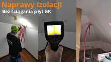 Ocieplanie pianą, ocieplanie celulozą, naprawy izolacji