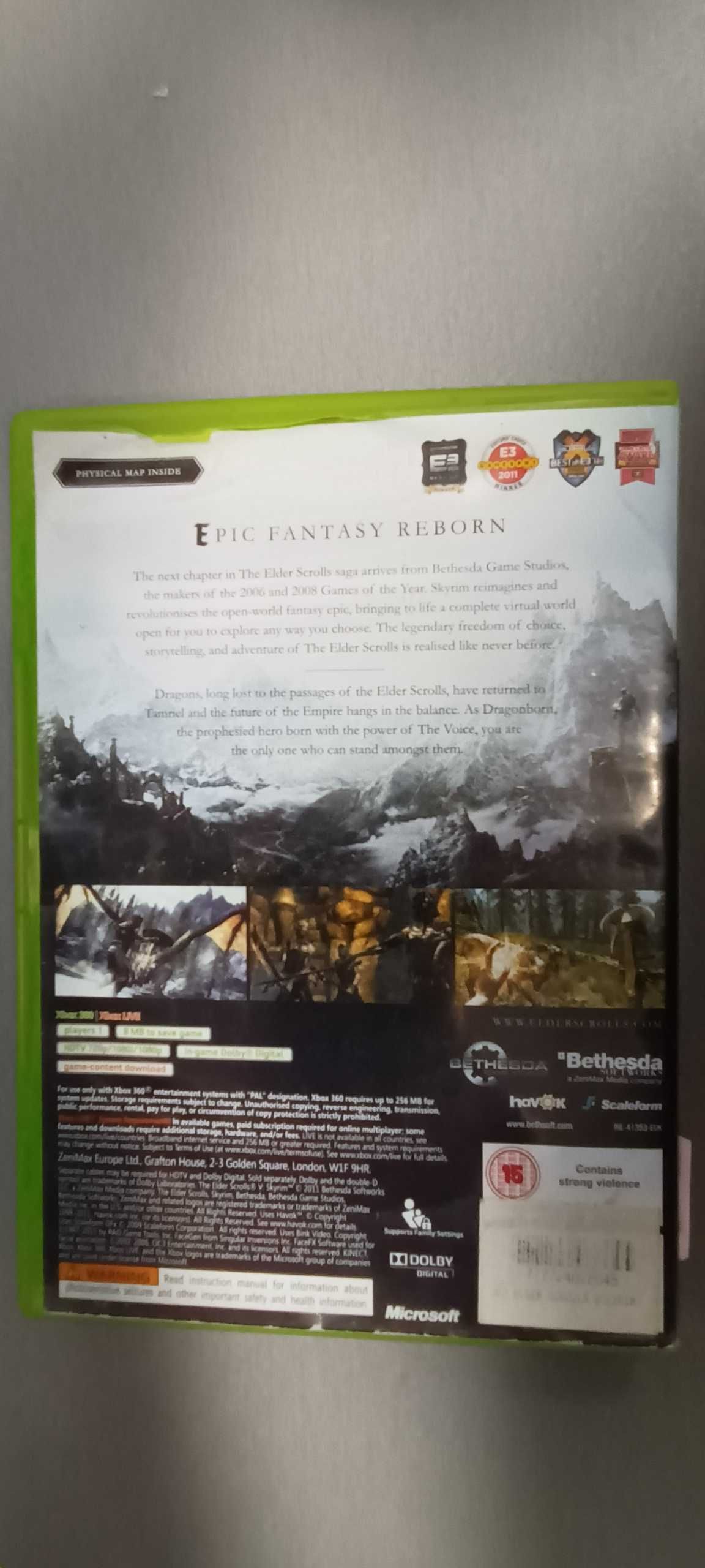 Gra The Elden Scrolls V Skyrim Xbox360