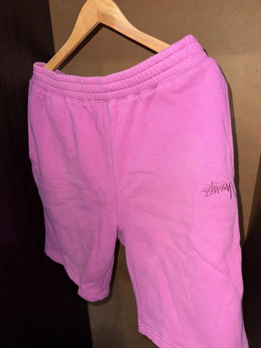 stussy шорти рожеві