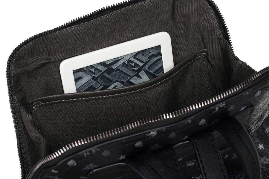 elegancki plecaczek damski ze skóry ekologicznej - david jones