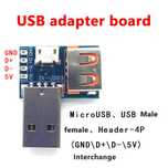 Адаптер 5 в.  USB и microUSB