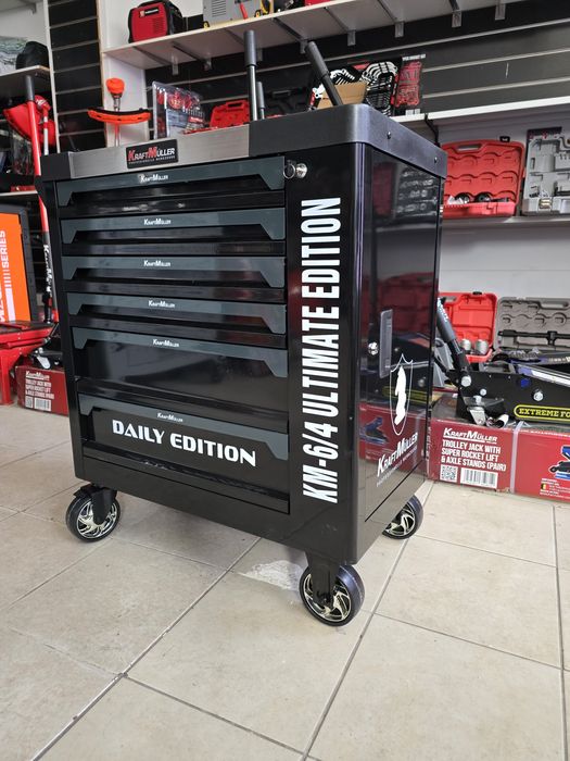 carrinho de ferramenta de 6 gavetas 4 completas nova