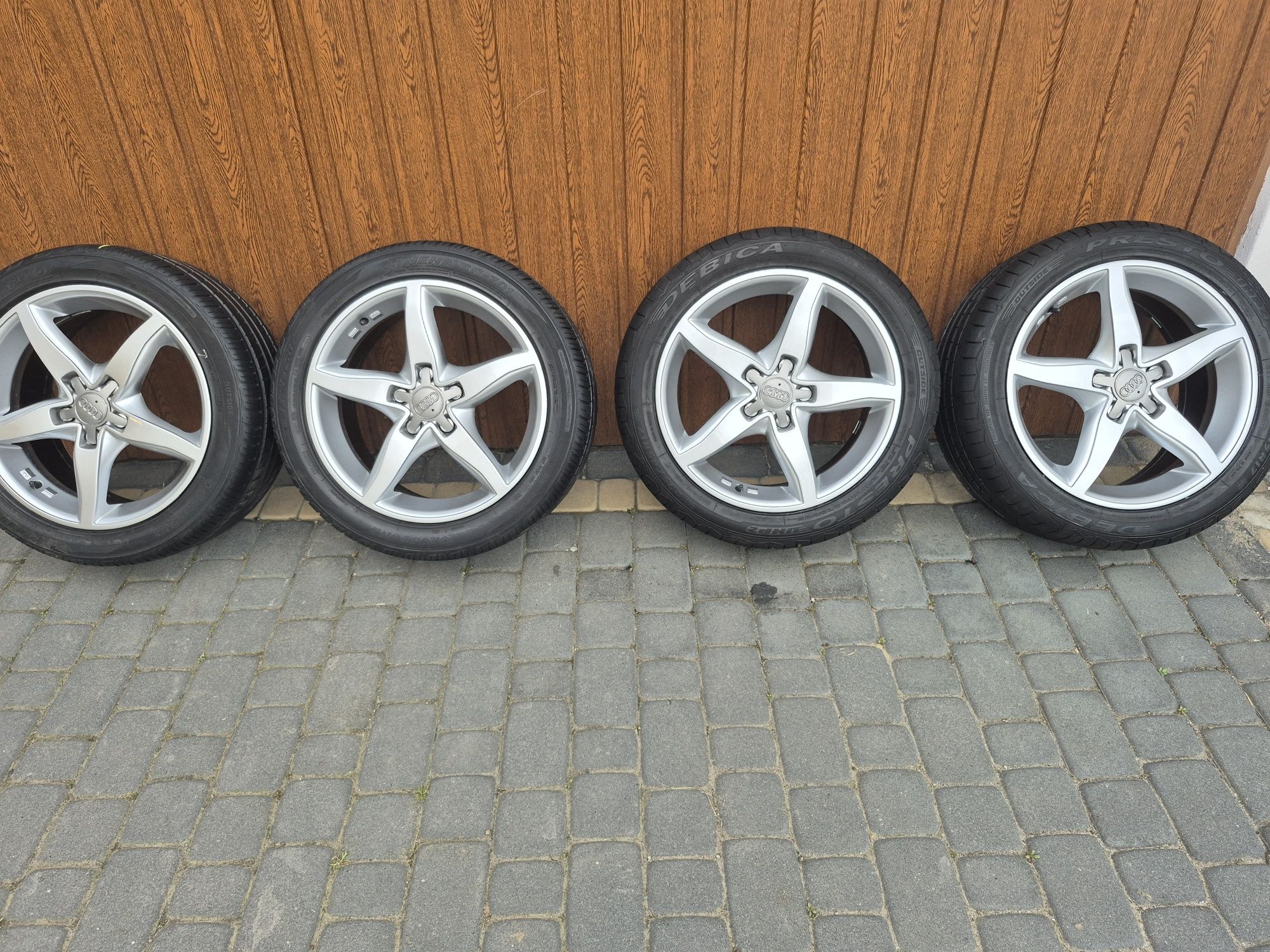 Alufelgi audi 5x112 nowe opony 235/45/17