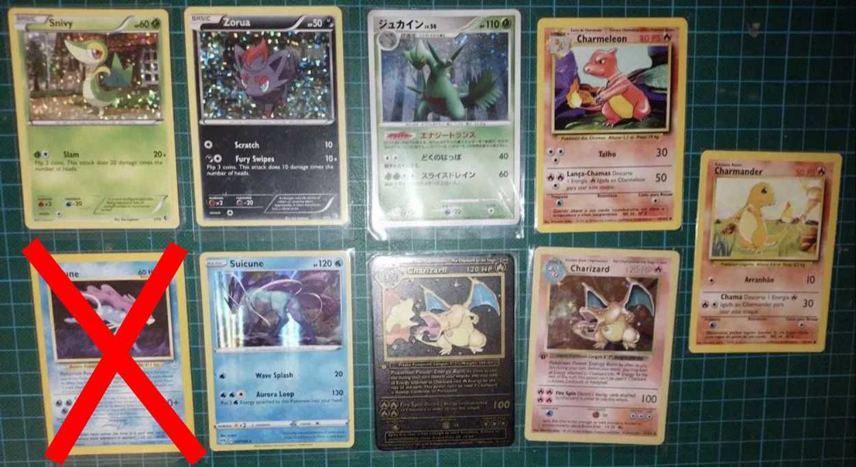 Cartas Pokemon Conjunto