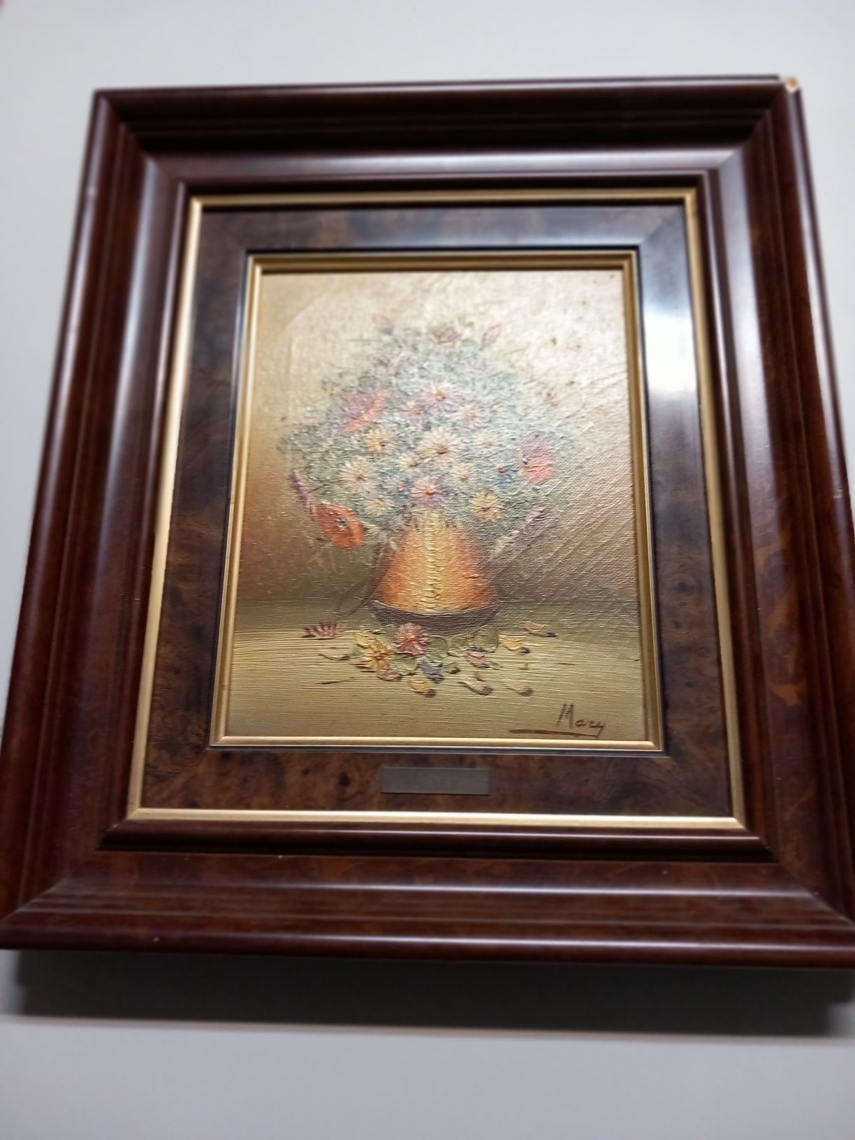 Quadro pintado sobre tela