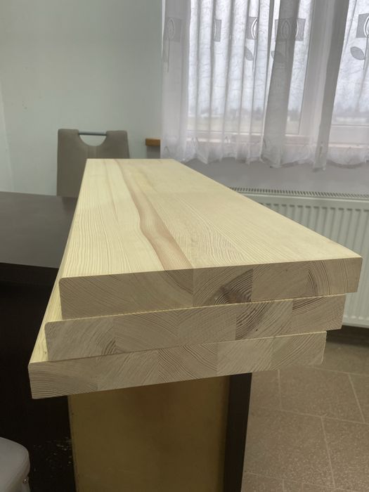 Stopnie drewniane, blaty kuchenne, parapety