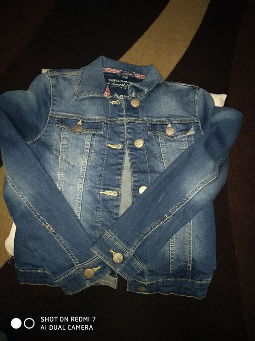 Saia Ganga Zara 5-6Anos,Casaco Jaqueta ganga 7-8anos