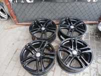 4x czarne felgi R17 5x112 Audi A3 S3 A4 A6 Q3 Q5 Vw Passat Golf Skoda