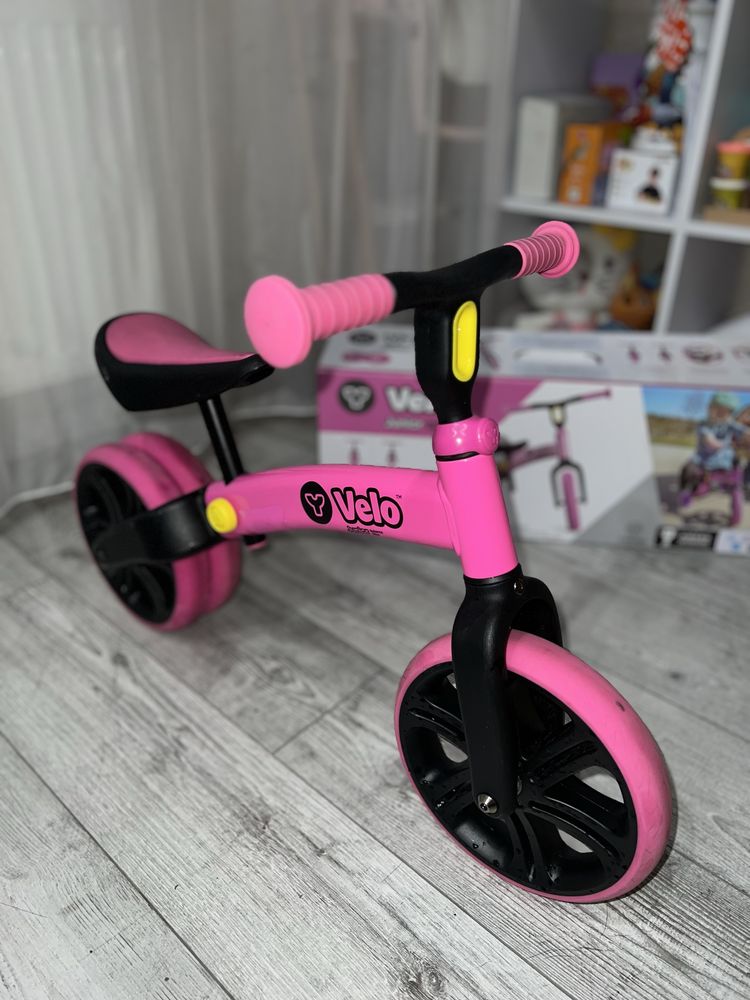 Беговел Velo Junior рожевий