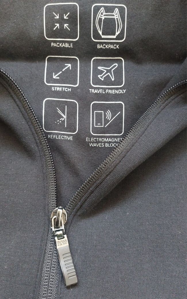 Hugo Boss nowa kurtka turystyczna z plecakiem męska r. XXL
