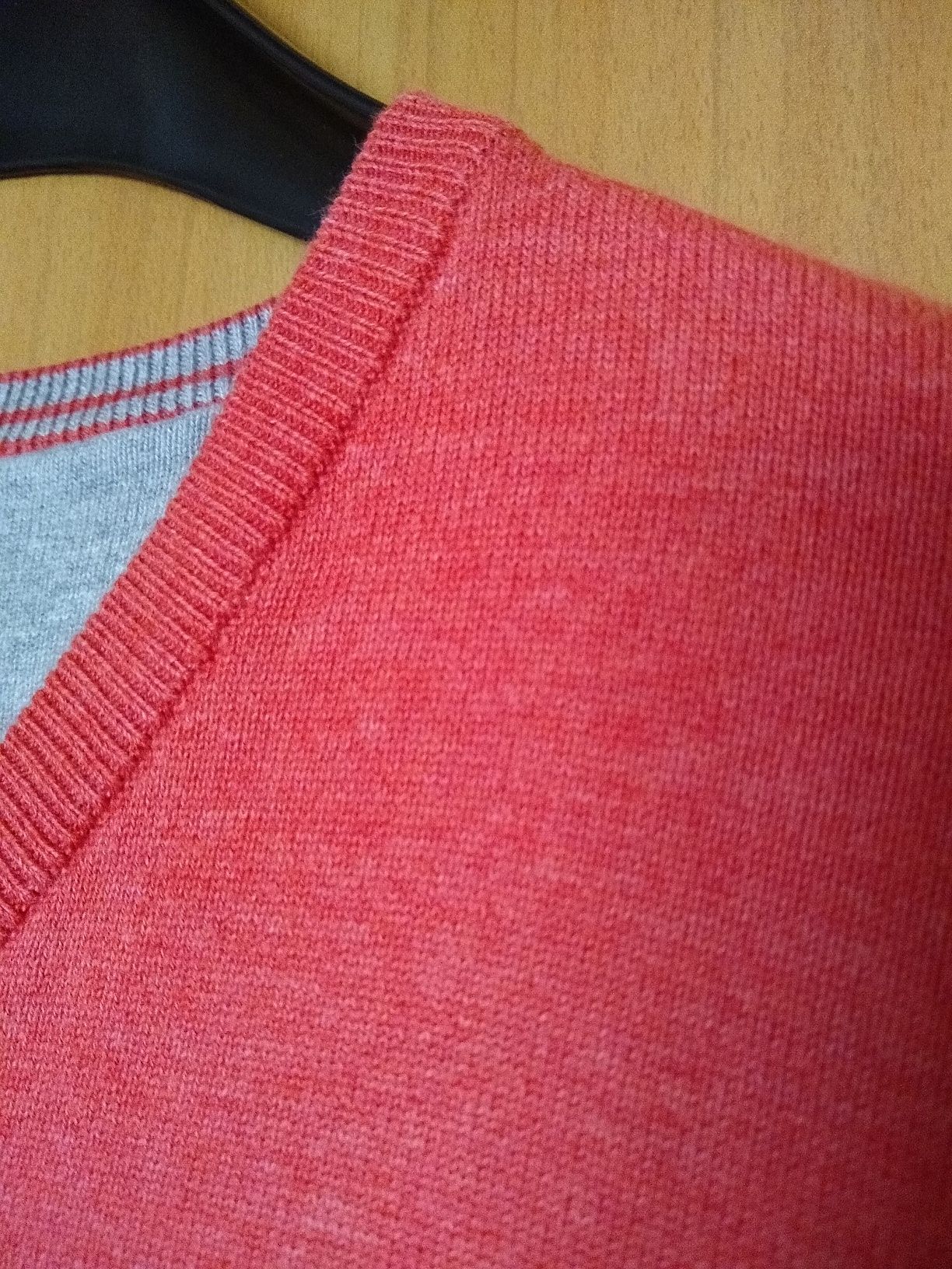 TOM TAILOR Elegancki męski sweter, 100% Bawełna, Rozmiar S/M