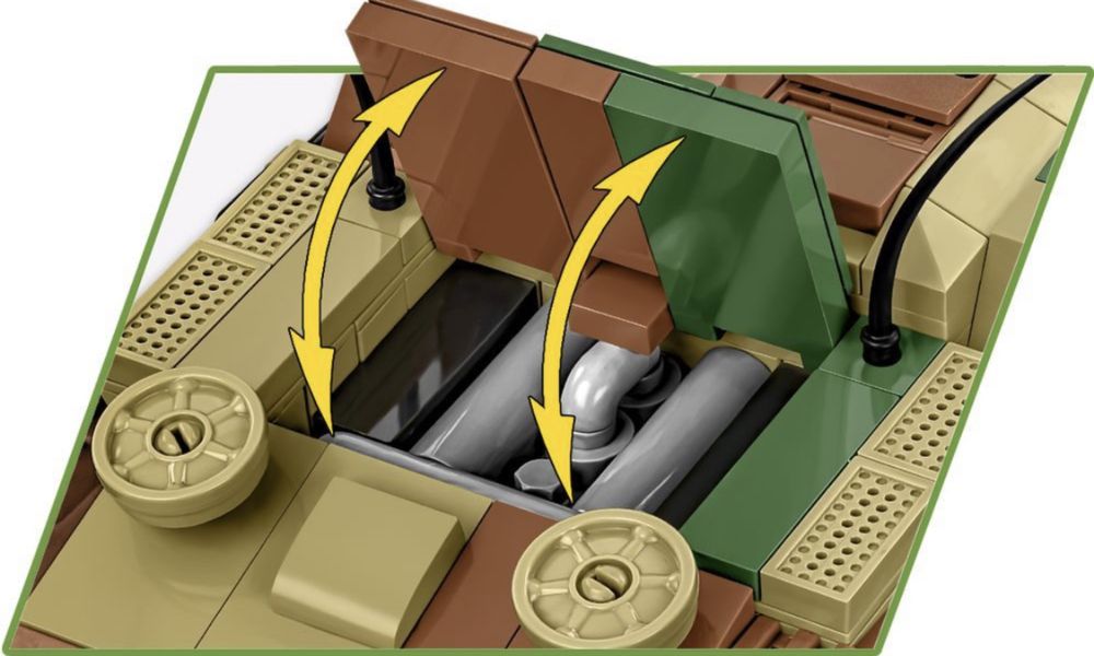 Klocki cobi 2285 czołg Sturmgeschutz Ill