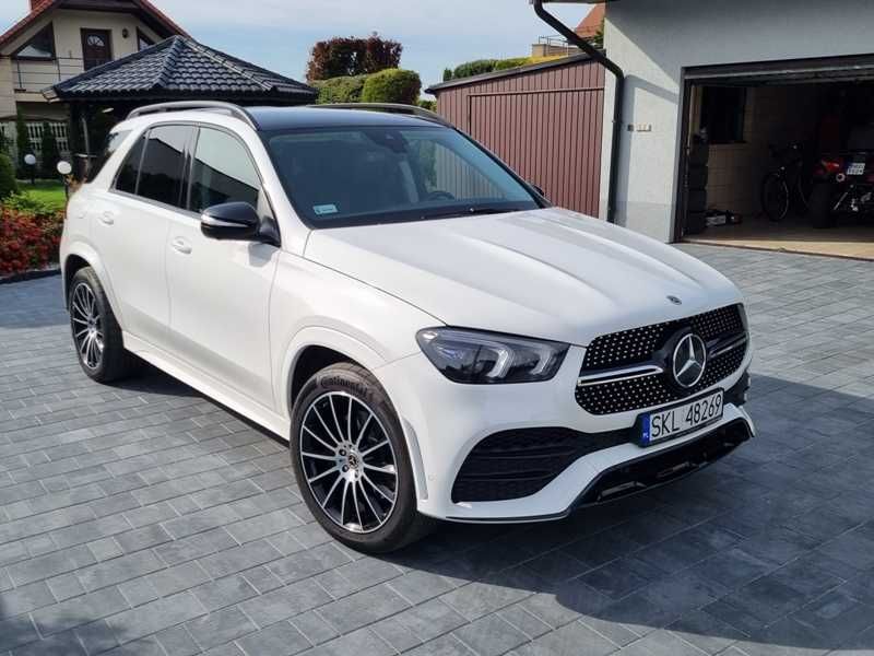 Mercedes GLE 300 salon Polska, pneumatyka, hak, koła 21, 59 tyś km,