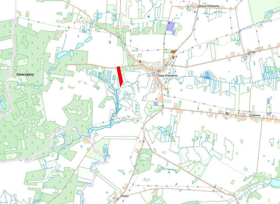 Sprzedam grunty rolne o pow. 1,0675 ha g. Zakrzewo ob. Stara Wiśniewka