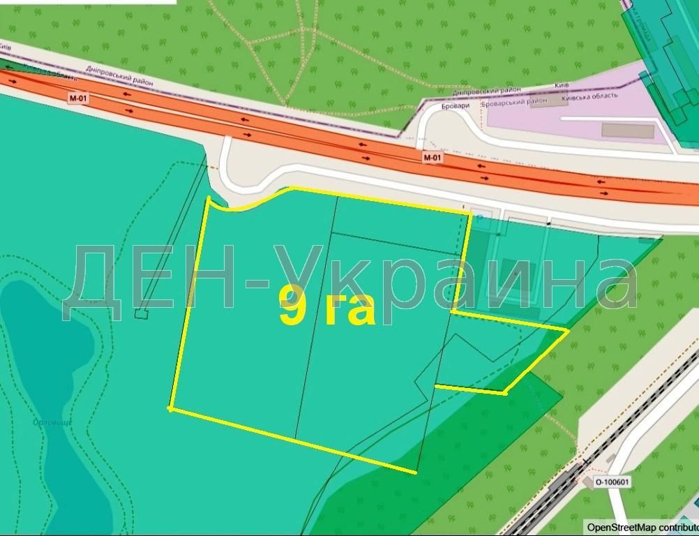 Ексклюзивна земельна ділянка під будівництво супермаркету, Київ 7 хв