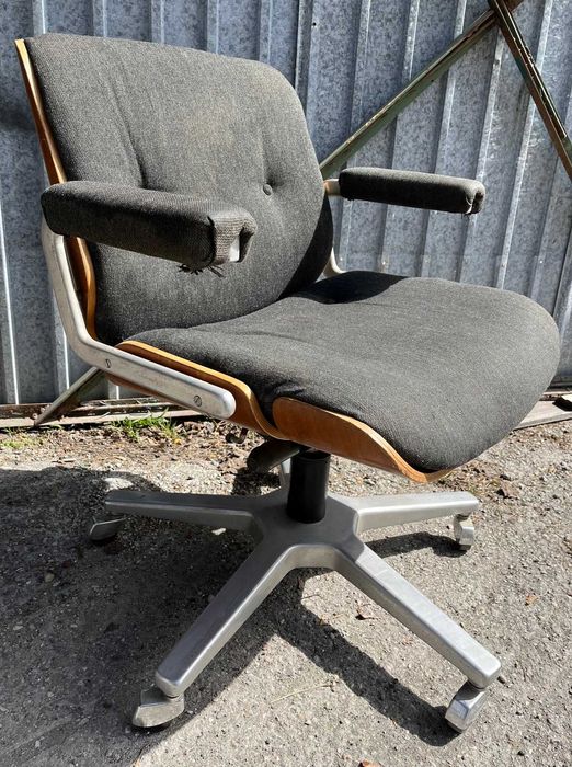 Unikat! Fotel obrotowy Stoll Giroflex lata 60 vintage