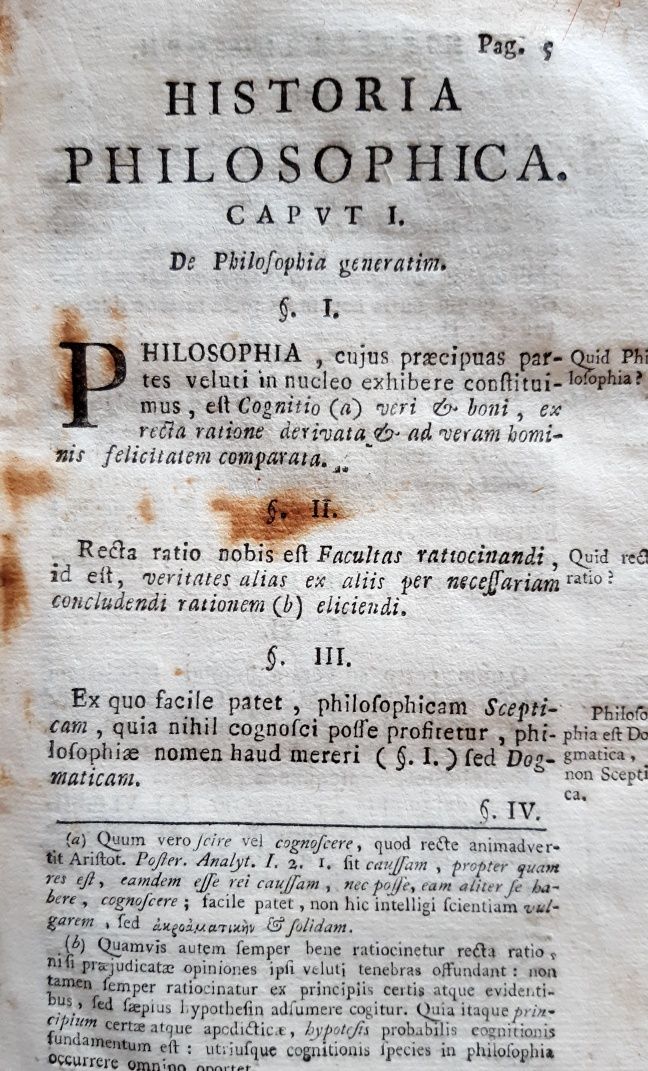 Livro Philosophiæ 1791