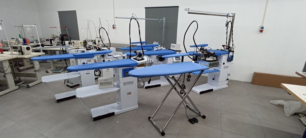 Máquinas de engomar, tábua de passar a ferro, engomadoria-Battistella