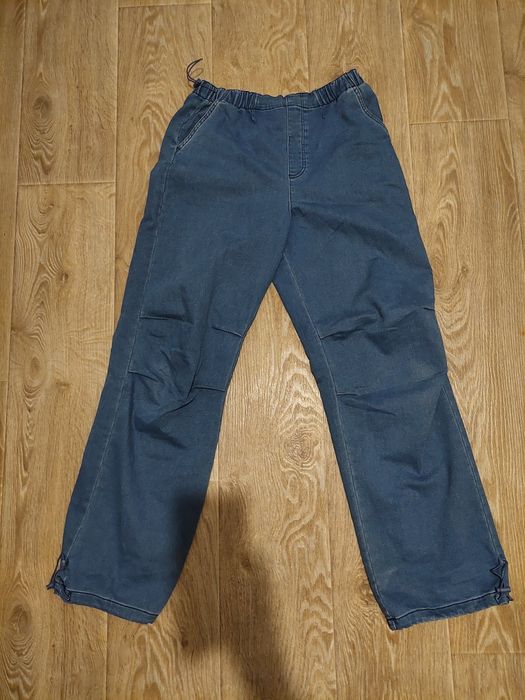 штани cropp синього кольору