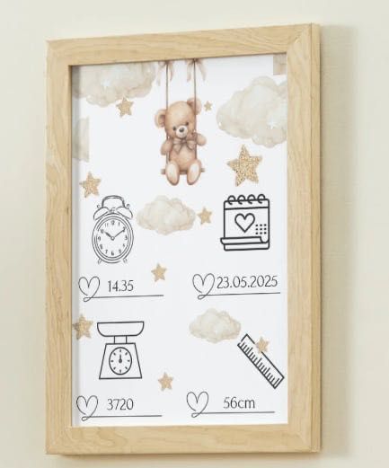 Metryczka z możliwością personalizacji