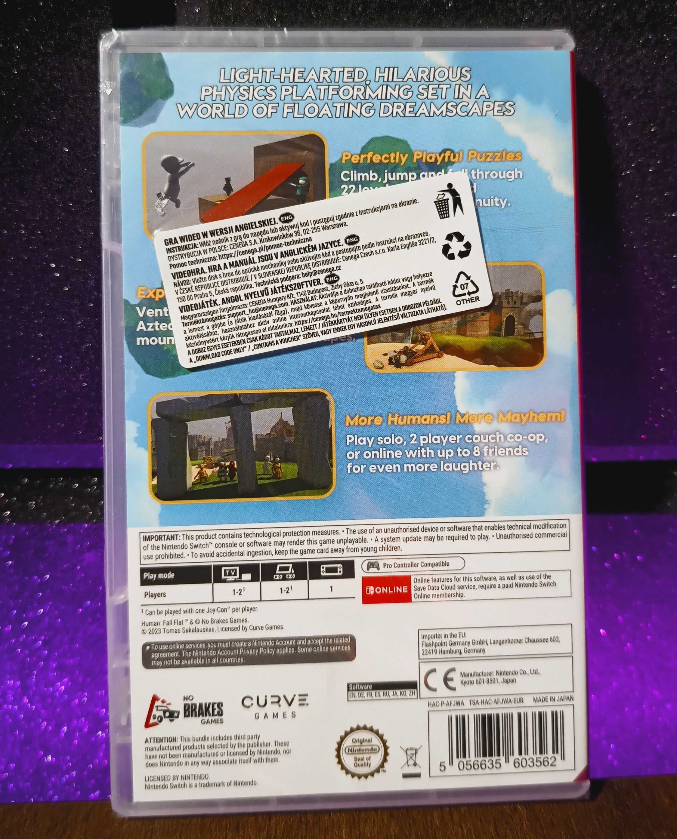 Human: Fall Flat - Dream Collection Nintendo Switch dla dzieci