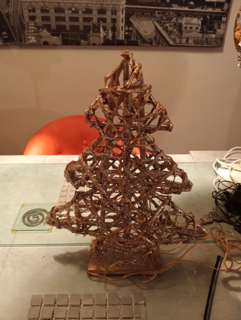 Árvore de Natal iluminada