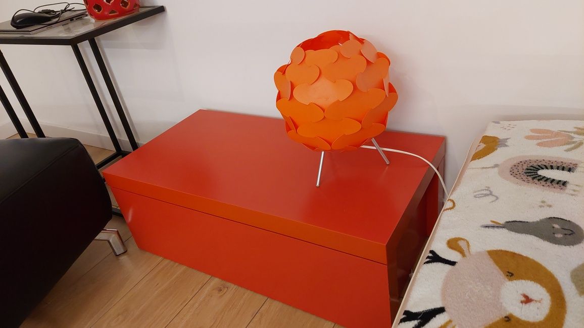Ikea szafka rozsuwana pomarańczowa - unikat !