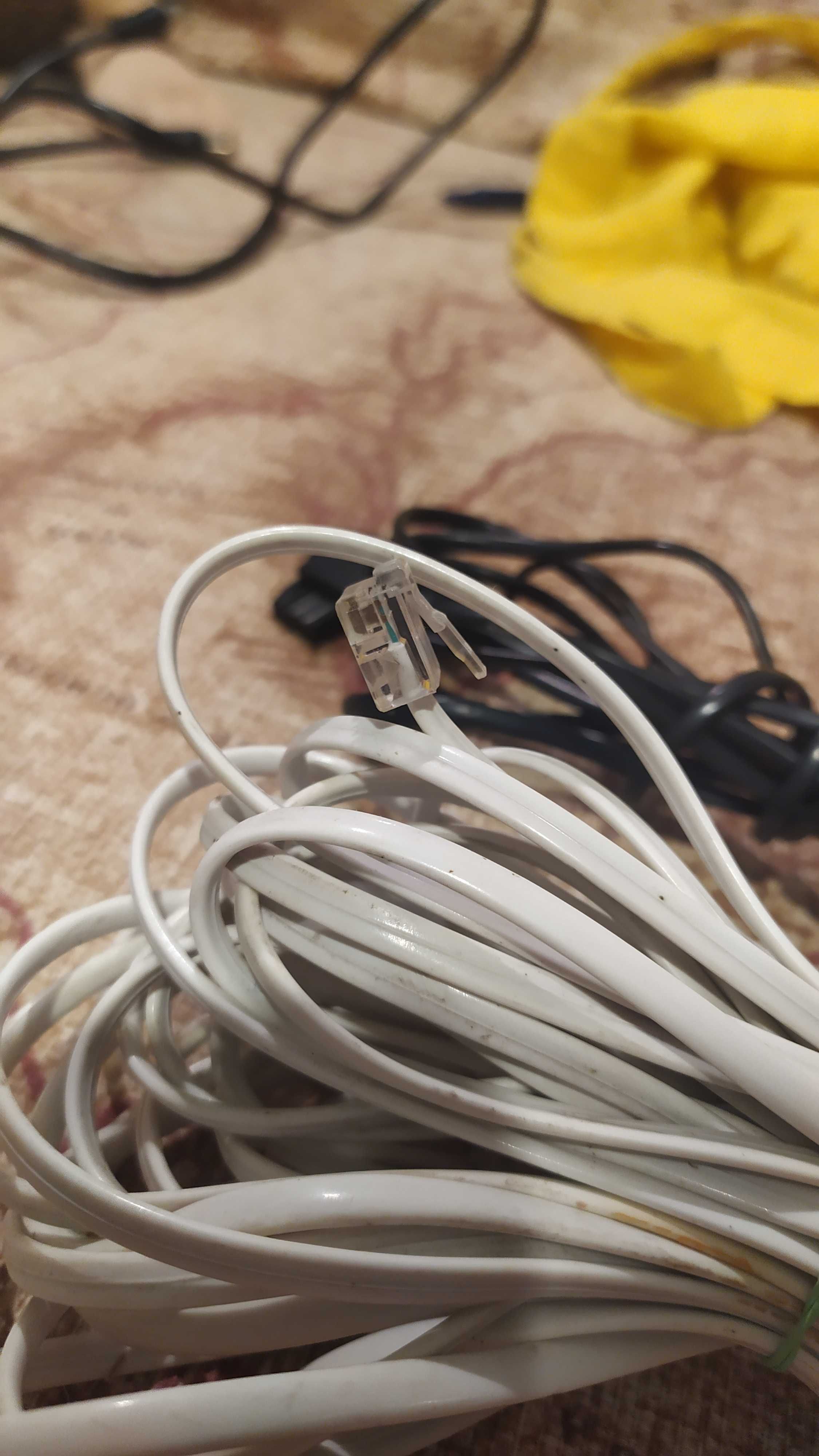 Kabel telefoniczny RJ 11 i RJ 45