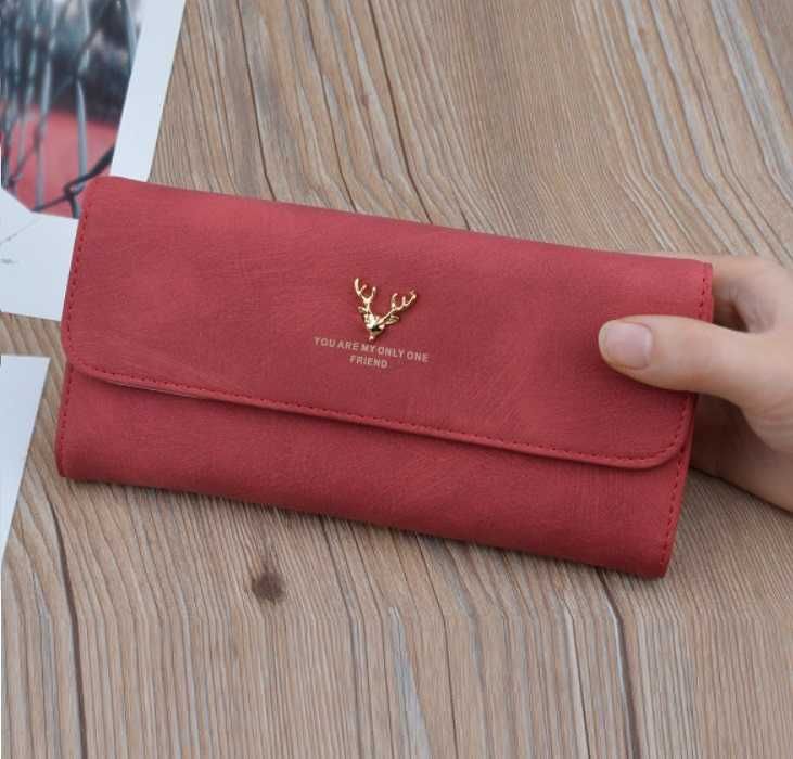 Женский классический кошелек портмоне жіночий гаманець клатч экокожа