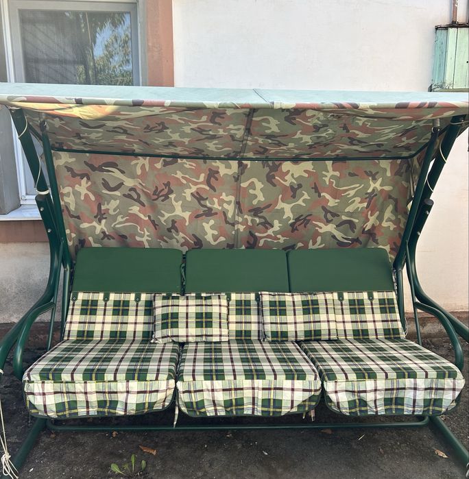 Качеля садовая Алегро, металическая. Садова гойдалка металева