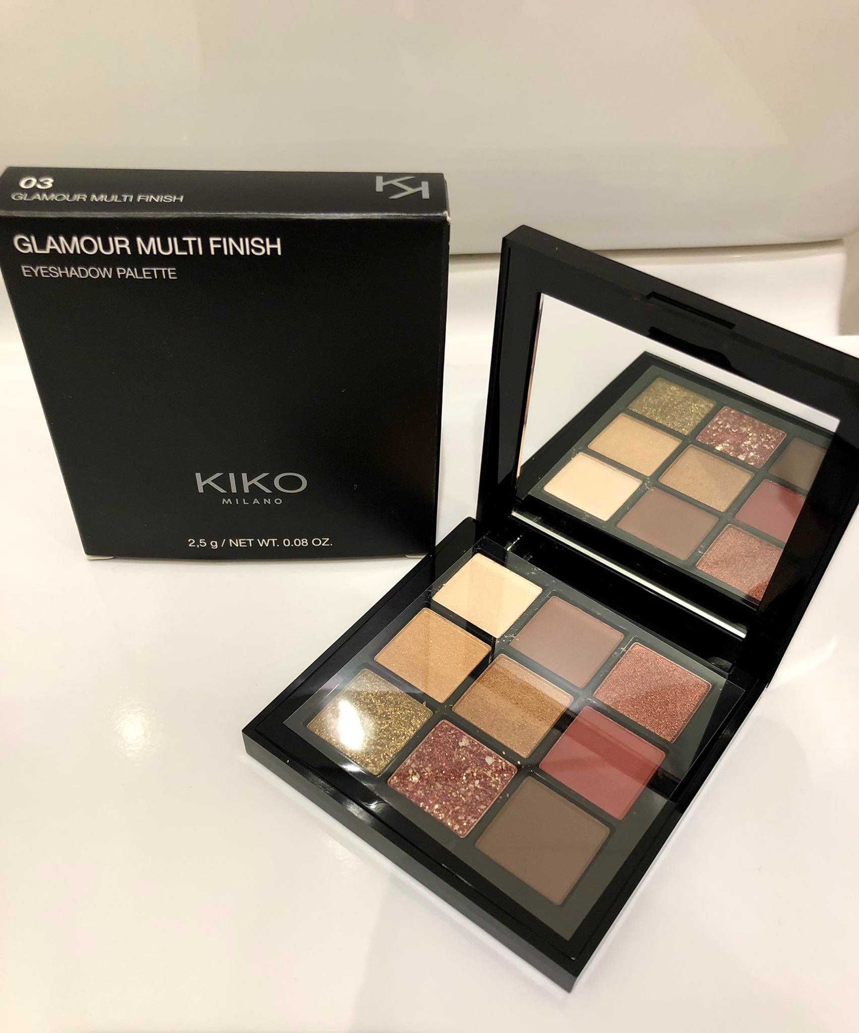 Glamour Multi Finish Eyeshadow Palette - Kiko Milano