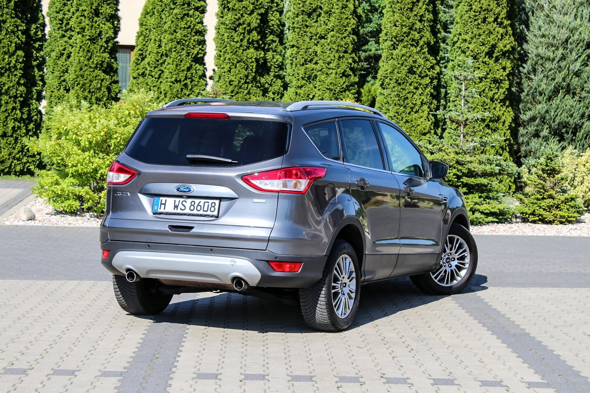 Ford Kuga 150KM El.Klapa Navi Kamera Park Asisst Pół Skóry Tempomat TITANIUM
