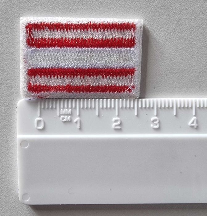 Patch Remendo bandeira Áustria IRON ON - Tam. Pequeno Portes incluídos