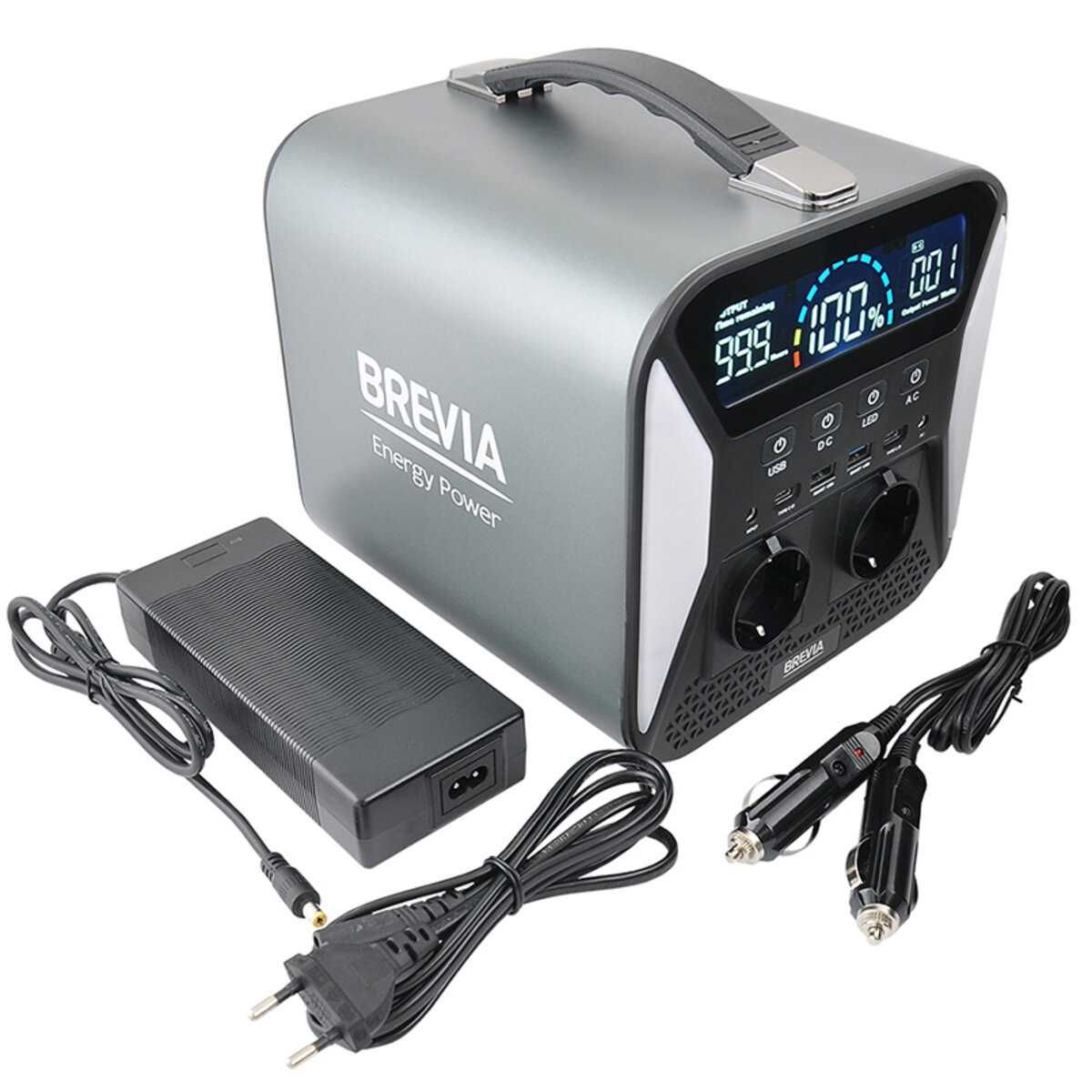 Зарядна станція  500/1000Вт 134400mAh BREVIA-MSG500W NCA483,8Wh 1500ц