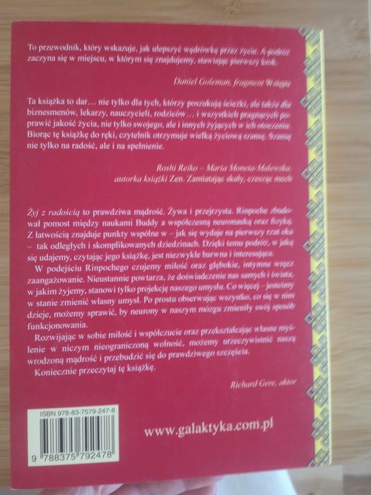 "Żyj z radością. Jak odkryć tajemnice szczęścia"
